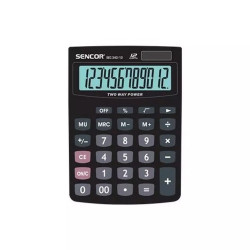 Számológép asztali 12 számjegyű kijelző Sencor SEC340/12 fekete Irodatechnika, kellékei Sencor