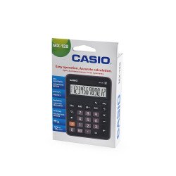 Számológép asztali 12 digit, döntött kijelző Casio MX12B fekete Irodatechnika, kellékei Casio