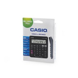 Számológép asztali 12 digit nagy, döntött kijelző Casio MJ 120 D PLUS fekete Irodatechnika, kellékei Casio