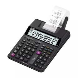 Számológép szalagos 12 digit, 2 színű nyomtatás, LCD kijelzős Casio HR 150 RCE fekete Irodatechnika, kellékei Casio