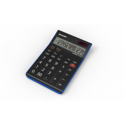 Számológép asztali 14 digit Sharp EL-145T-BL kék Irodatechnika, kellékei Sharp