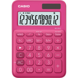Számológép asztali 12 digit nagy kijelző Casio MS 20 UC magenta Irodatechnika, kellékei Casio
