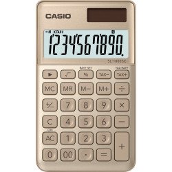 Zsebszámológép 10 digit Casio SL 1000 arany Irodatechnika, kellékei Casio