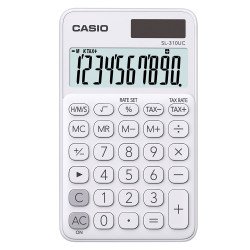 Zsebszámológép 10 digit Casio SL 310 fehér Irodatechnika, kellékei Casio