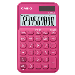 Zsebszámológép 10 digit Casio SL 310 rózsaszín Irodatechnika, kellékei Casio