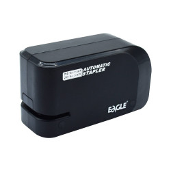 Tűzőgép elektromos 20lap, 24/6 elemmel és adapterrel is működtethető fekete EG1610 + adapterrel Eagle Irodatechnika, kellékei Eagle