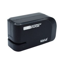 Tűzőgép elektromos 20lap, 24/6 elemmel és adapterrel is működtethető fekete EG1610 + adapterrel Eagle Irodatechnika, kellékei Eagle