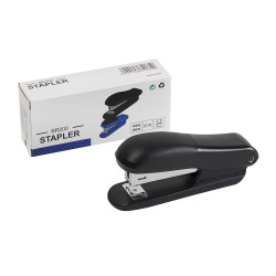 Tűzőgép 20lap, 24/6, Bluering® BR200 fekete test Irodatechnika, kellékei Bluering