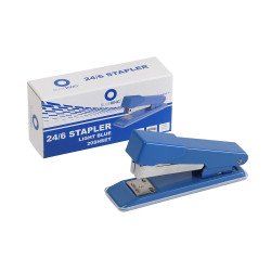 Tűzőgép 20lap, 24/6, szögletes fém Bluering® kék Irodatechnika, kellékei Bluering