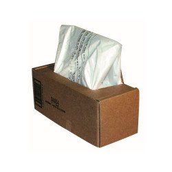 Hulladékgyűjtő zsákok iratmegsemmisítőhöz, 50-75 literes kapacitásig, Fellowes® 50 db/csomag, Irodatechnika, kellékei Fellowes