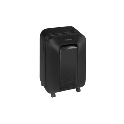 Iratmegsemmisítő, 11lap, mikrokonfetti vágás 2x12mm, Fellowes® Powershred LX201, fekete Irodatechnika, kellékei Fellowes
