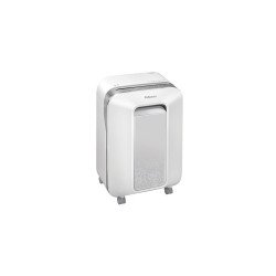 Iratmegsemmisítő, 11lap, mikrokonfetti vágás 2x12mm, Fellowes® Powershred LX201, fehér Irodatechnika, kellékei Fellowes