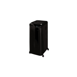 Iratmegsemmisítő, 600lap, mikrokonfetti vágás 2x12mm, Fellowes® AutoMax 600M, fekete Irodatechnika, kellékei Fellowes