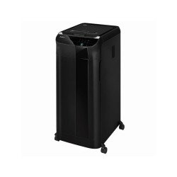 Iratmegsemmisítő, 600lap, mikrokonfetti vágás 2x12mm, Fellowes® AutoMax 600M, fekete Irodatechnika, kellékei Fellowes