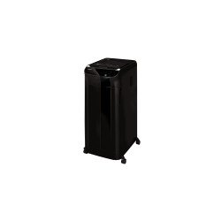 Iratmegsemmisítő, 600lap, mikrokonfetti vágás 2x12mm, Fellowes® AutoMax 600M, fekete Irodatechnika, kellékei Fellowes
