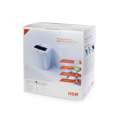 Iratmegsemmisítő 10-12lap 3,9mm, Hsm Securio C14