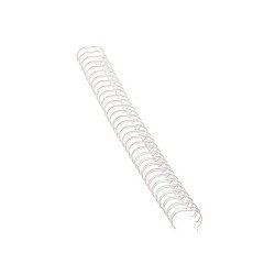 Fém spirál 3:1, 10mm, 51-80lap, Fellowes® 100 db/doboz, fehér Irodatechnika, kellékei Fellowes