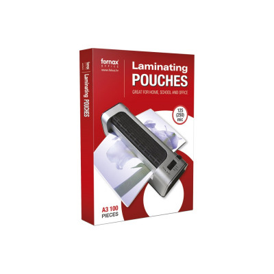 Lamináló fólia A3, 125 micron ( 303x426mm) 100 db/doboz, Fornax Lamináló fólia A3, 125 micron ( 303x426mm) 100 db/doboz, Fornax
