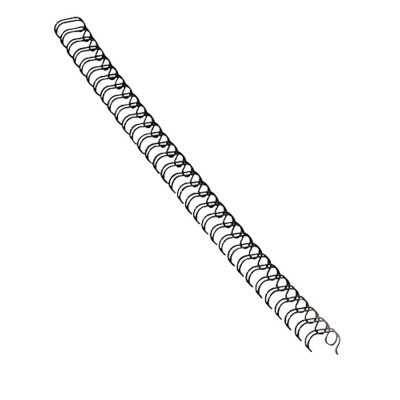 Fém spirál 3:1, 8mm, 36-50lap, Fellowes® 100 db/doboz, fekete Fém spirál 3:1, 8mm, 36-50lap, Fellowes® 100 db/doboz, fekete