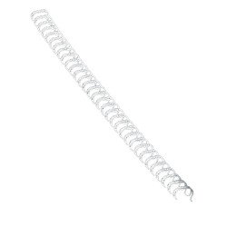 Fém spirál 3:1, 12mm, 81-100lap, Fellowes® 100 db/doboz, fehér Irodatechnika, kellékei Fellowes