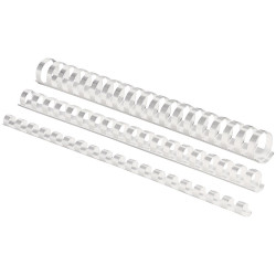 Spirál, műanyag, 45mm, 341-410lap, 50 db/doboz, Fellowes® fehér Irodatechnika, kellékei Fellowes