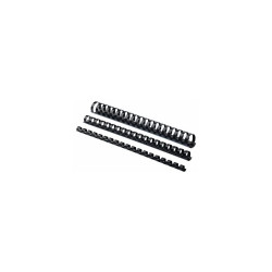 Spirál, műanyag, 8mm, 21-40lap, 100 db/doboz, Fellowes® fekete Irodatechnika, kellékei Fellowes