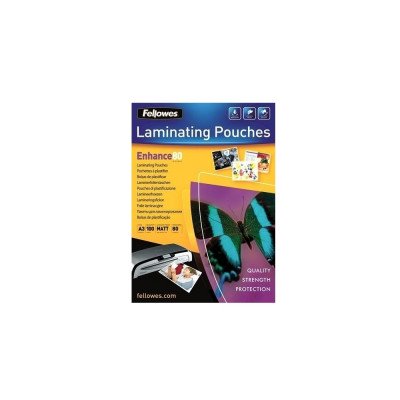 Lamináló fólia, A3, 80 mikron, matt, 100 db/doboz, Fellowes® Lamináló fólia, A3, 80 mikron, matt, 100 db/doboz, Fellowes®