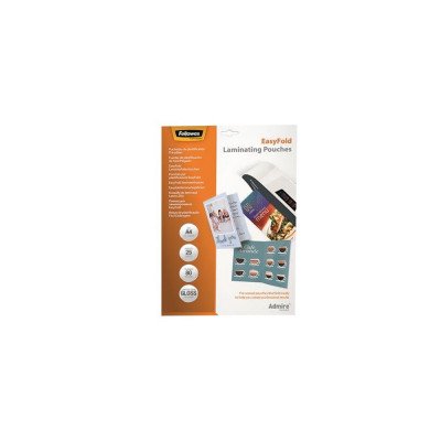 Lamináló fólia, A4, 80 mikron, fényes, 25 db/doboz, Admire Easyfold Fellowes® Lamináló fólia, A4, 80 mikron, fényes, 25 db/doboz, Admire Easyfold Fellowes®