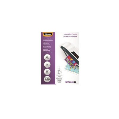 Lamináló fólia, A5, 80 mikron, fényes, 25 db/doboz, Fellowes® Lamináló fólia, A5, 80 mikron, fényes, 25 db/doboz, Fellowes®
