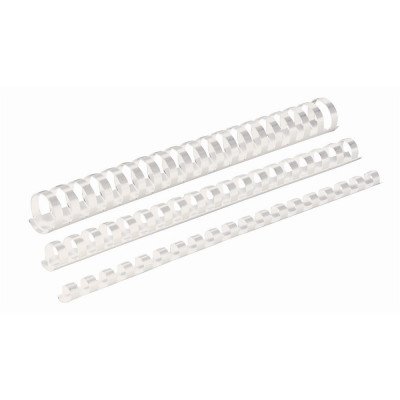 Spirál műanyag, 14mm, 81-100lap, 100 db/doboz, Fellowes® fehér Spirál műanyag, 14mm, 81-100lap, 100 db/doboz, Fellowes® fehér
