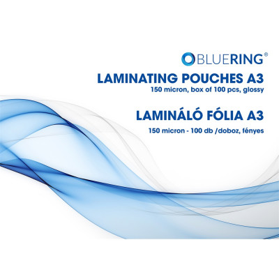 Lamináló fólia A3, 150 micron 100 db/doboz, Bluering®