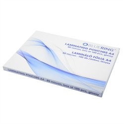 Lamináló fólia A4, 80 micron 100 db/doboz, Bluering® Irodatechnika, kellékei Bluering