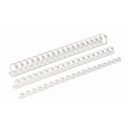 Spirál műanyag, 8mm, 21-40lap, 100 db/doboz, Fellowes® fehér