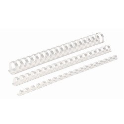 Spirál műanyag, 8mm, 21-40lap, 100 db/doboz, Fellowes® fehér Irodatechnika, kellékei Fellowes