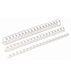 Spirál műanyag, 10mm, 41-55lap, 100 db/doboz, Fellowes® fehér Irodatechnika, kellékei Fellowes