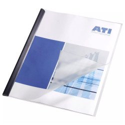 Iratsínborító 120 micron műanyag 50 db/csomag, Durable 2939/19 áttetsző Irodatechnika, kellékei Durable