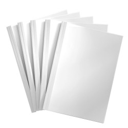 Hőkötő borító, A4, 25mm, 120-250lapig 25 db/doboz, Bluering® fehér Irodatechnika, kellékei Bluering