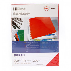 Hátlap, A4, 250 g. fényes 100 db/csomag, Evo piros Irodatechnika, kellékei Evo