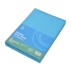 Hátlap, A4, 230 g. bőrhatású 100 db/csomag, kék Bluering®