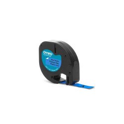 Feliratozógép szalag Dymo Letratag S0721650/59426 12mmx4m ORIGINAL kék Irodatechnika, kellékei Dymo