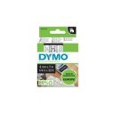 Feliratozógép szalag Dymo D1 S0720780/43613 6mmx7m, ORIGINAL, fekete/fehér