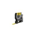 Zsugorcső Dymo Rhino feliratozógéphez S0718290 9mmx1,5m, ORIGINAL, fekete/sárga