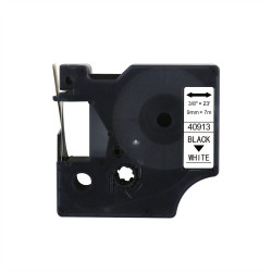 Feliratozógép szalag kompatibilis Dymo S0720680/40913 9mmx7m ECO fekete/fehér Irodatechnika, kellékei Eco