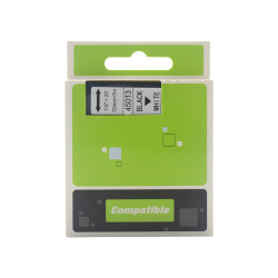 Feliratozógép szalag kompatibilis Dymo S0720530/45013 12mmx7m ECO fekete/fehér Irodatechnika, kellékei Eco