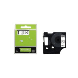 Feliratozógép szalag kompatibilis Dymo S0720780/43613 6mmx7m ECO fekete/fehér Irodatechnika, kellékei Eco