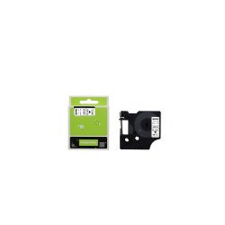 Feliratozógép szalag kompatibilis Dymo S0720780/43613 6mmx7m ECO fekete/fehér Irodatechnika, kellékei Eco