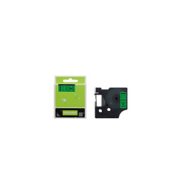 Feliratozógép szalag kompatibilis Dymo S0720740/40919 9mmx7m ECO fekete/zöld Irodatechnika, kellékei Eco