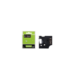 Feliratozógép szalag kompatibilis Dymo S0720610/40921 9mmx7m ECO fekete/fehér Irodatechnika, kellékei Eco