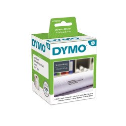 Etikett Dymo LW nyomtatóhoz 36x89mm, 260 db etikett/doboz, Original, fehér Irodatechnika, kellékei Dymo