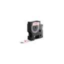 Feliratozógép szalag Dymo D1 S0720850/45805 24mmx7m, ORIGINAL, fehér/fekete